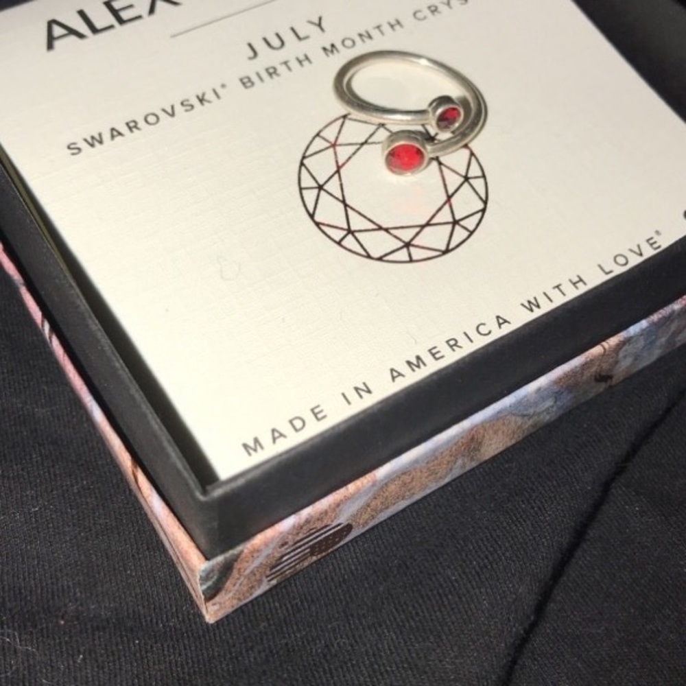 Alex and Ani July birthstone ring and bracelet - Picture 2 of 2